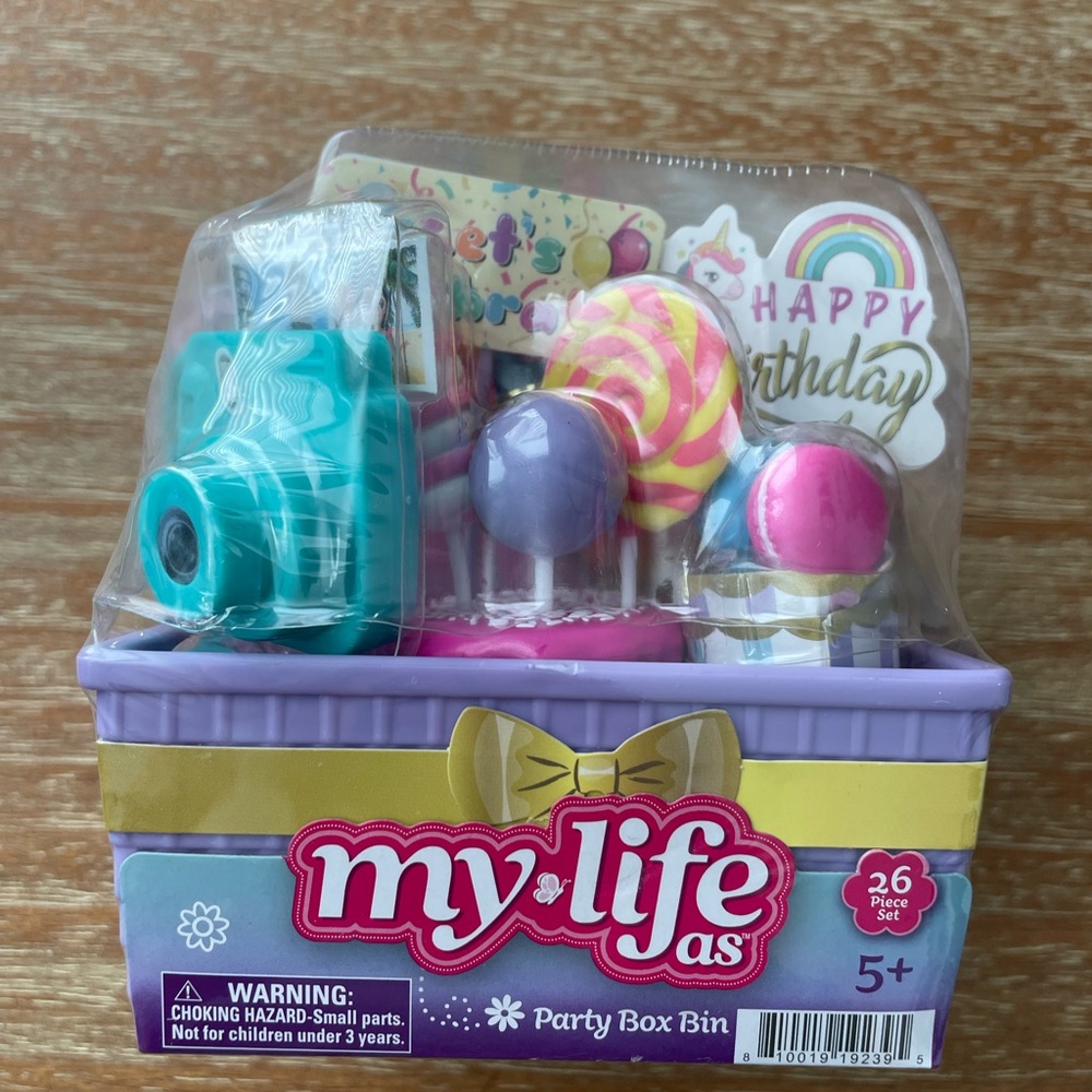 My Life As - Party Box Bin - Purple and Pink